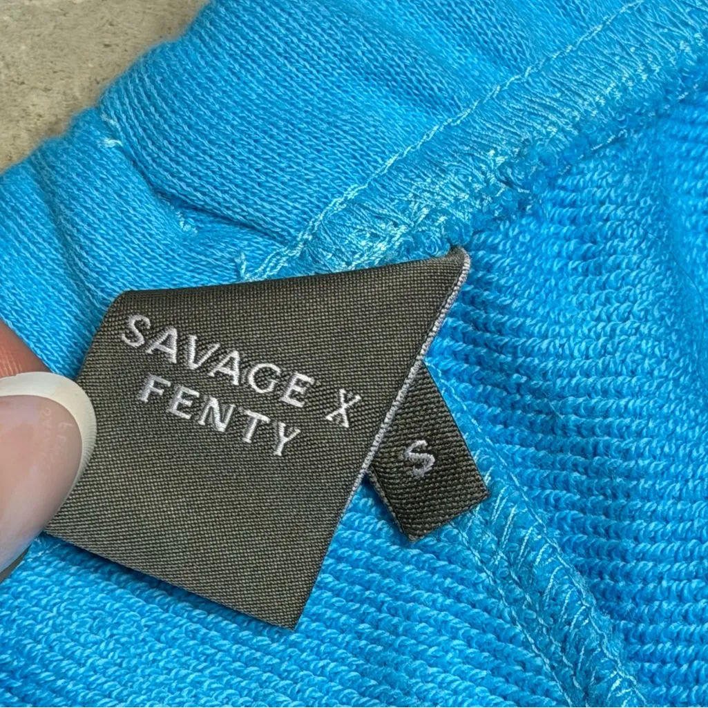 Savage X Fenty Lounge Set Blue Size M - Image 6