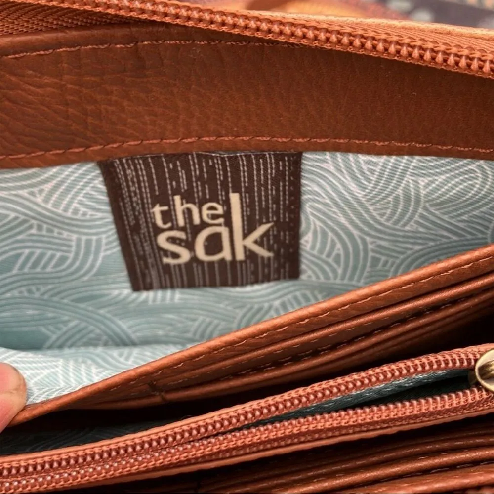 COPY - The Sak Iris Leather Convertible Crossbody Bag Tan Medium Women's Casual - Image 11