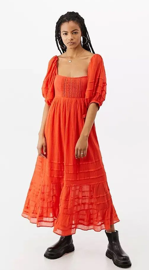 Let's Be Friends Midi Dress - Image 4