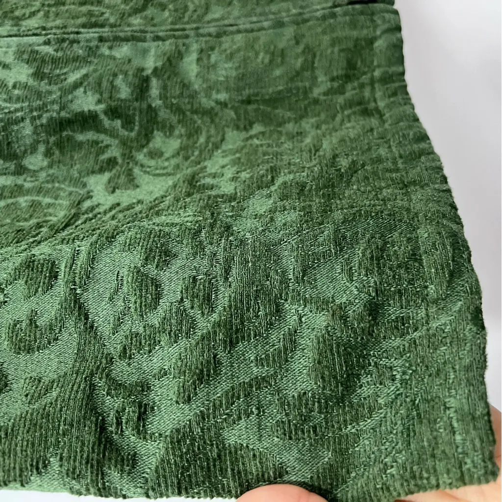 Christopher & Banks Forest Green Textured full zip up Vest pxl granny chic - Image 11