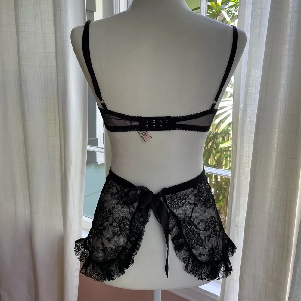 Victoria’s Secret very sexy wicked Le Fleur open back babydoll top - Image 8