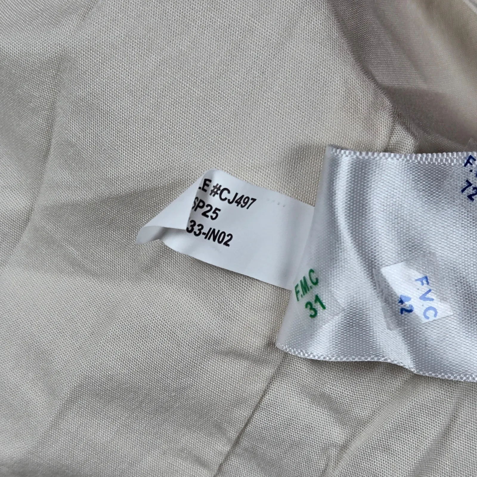 J.‎ Crew Drop-waist mixy dress in Natural CJ497 M NWT - Image 5