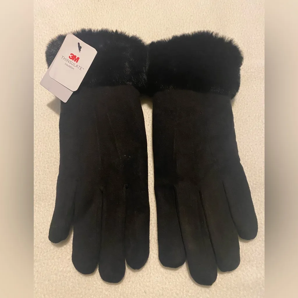 3M Thinsulate Women's Black Fur - Image 4