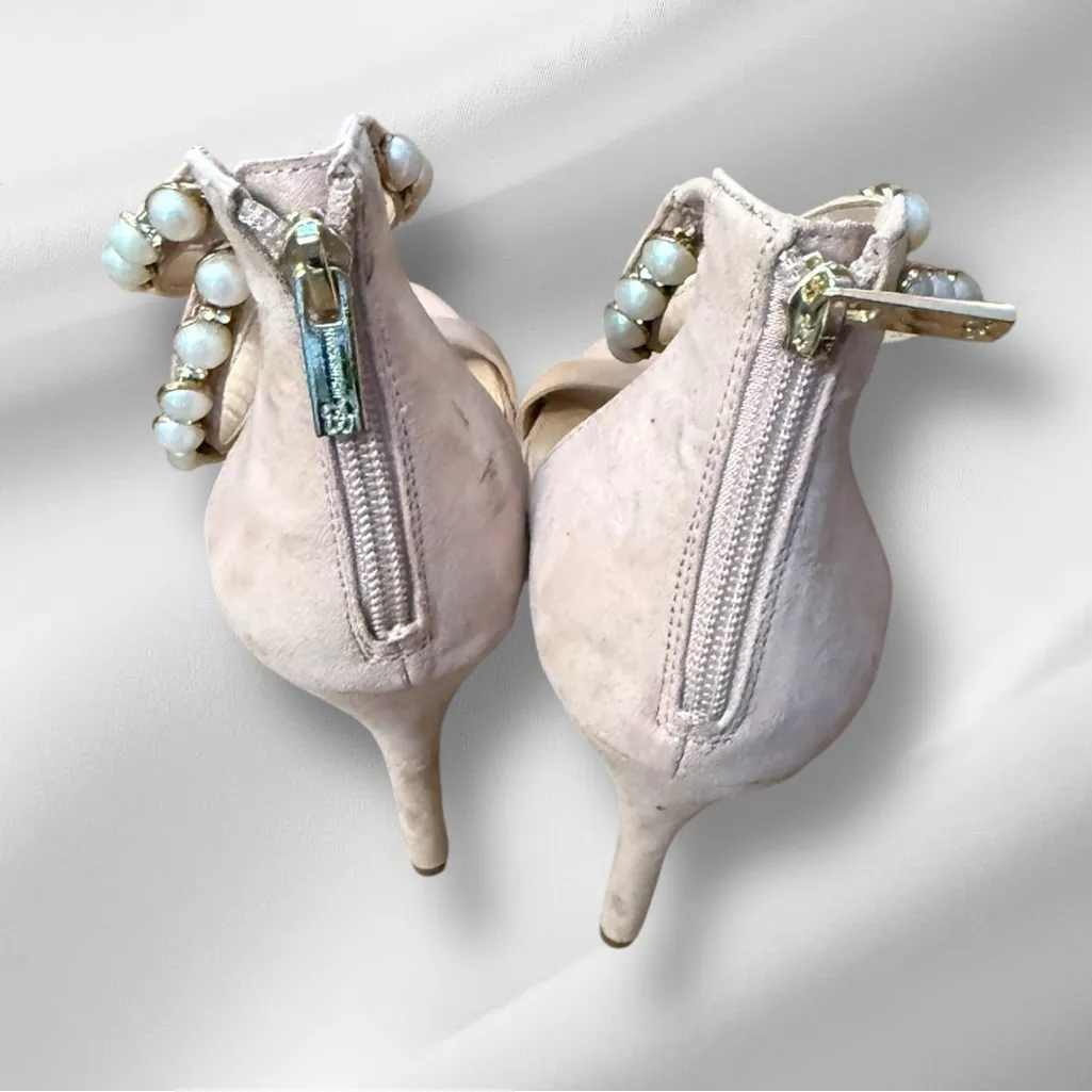 Jessica Simpson Heels with Pearl‎ Accents - Image 4