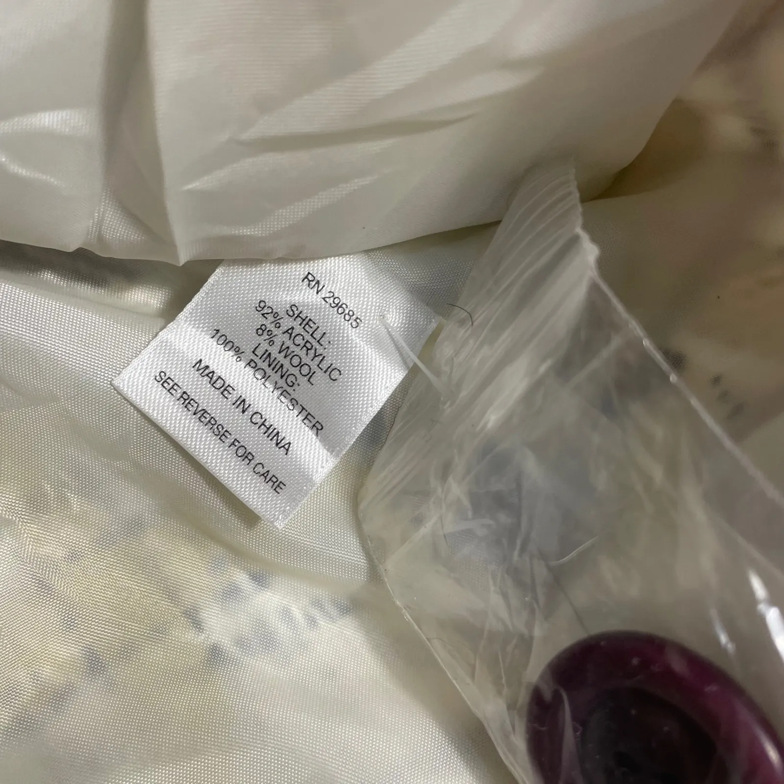 Pendleton Plaid‎ Peacoat Women's Wool Blend Jacket Lined Yellow Burgundy Check - Image 11