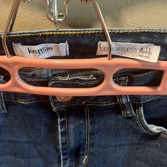 Kensie Jeans Women 2 26 Blue Effortless ankle midrise  Cute Stretch Denim‎ Pants - Image 2