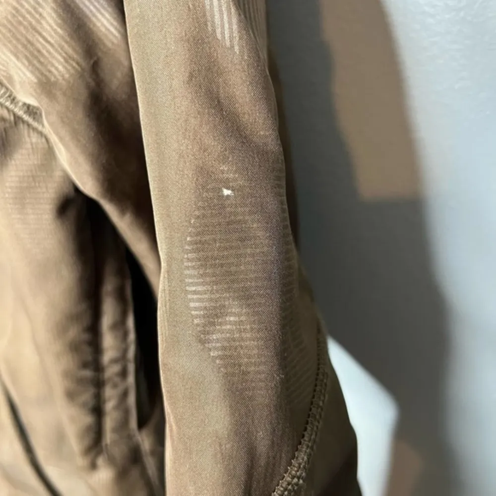 Burton women's brown fleece lined hooded jacket coat layering warm size large - Image 8