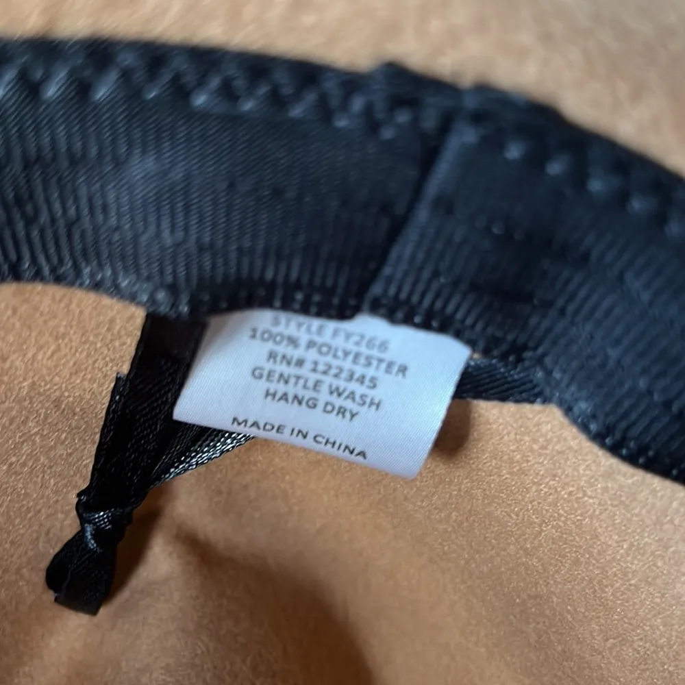 Unisex Fedora hat Tan - Image 2