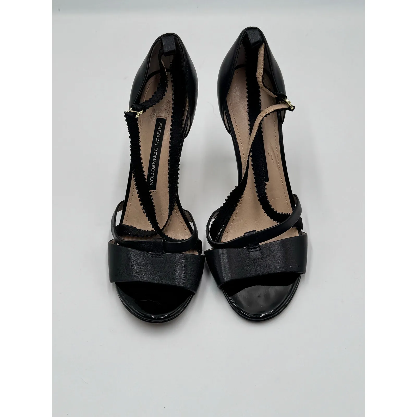 French Connection Nava Black Strappy Heel US 8.5 - Image 11