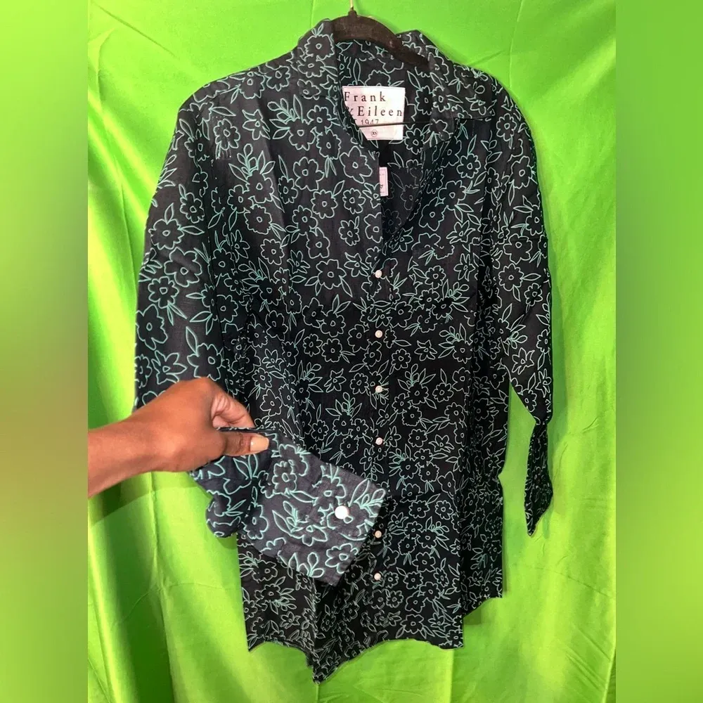 Frank & Eileen Mini 100% Linen Dress size XS - Image 4