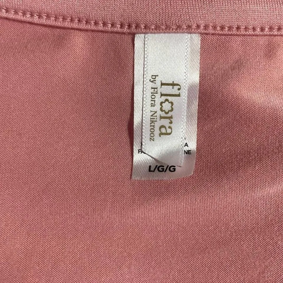 Flora Nikrooz Women Lounge‎ Top L Pink Relaxed Pullover Cozy Casual Softgirl NEW Size L - Image 3