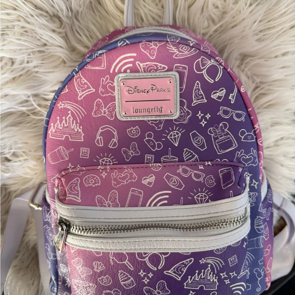 Loungefly Disney Parks Icons Ombré Backpack - Image 3