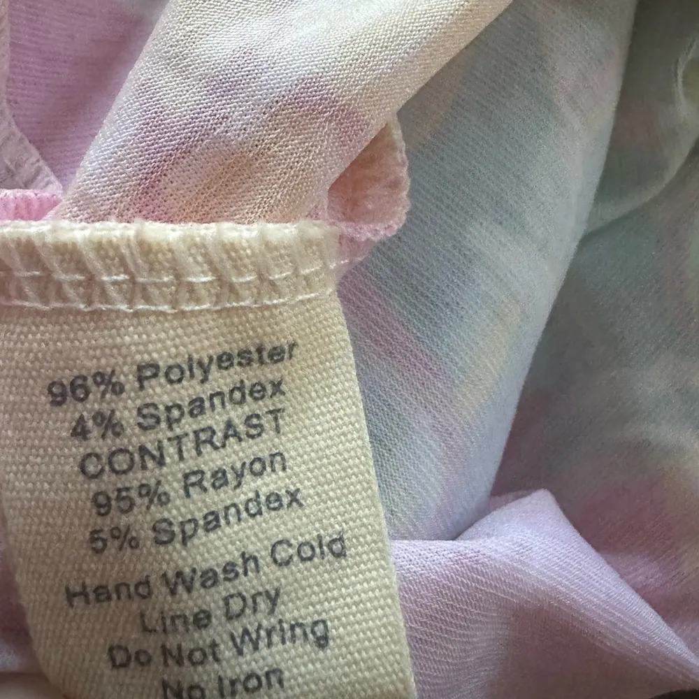 Simply Southern Charleston Pink Pineapple Cold Shoulder Fringe Dress Size S - Image 5