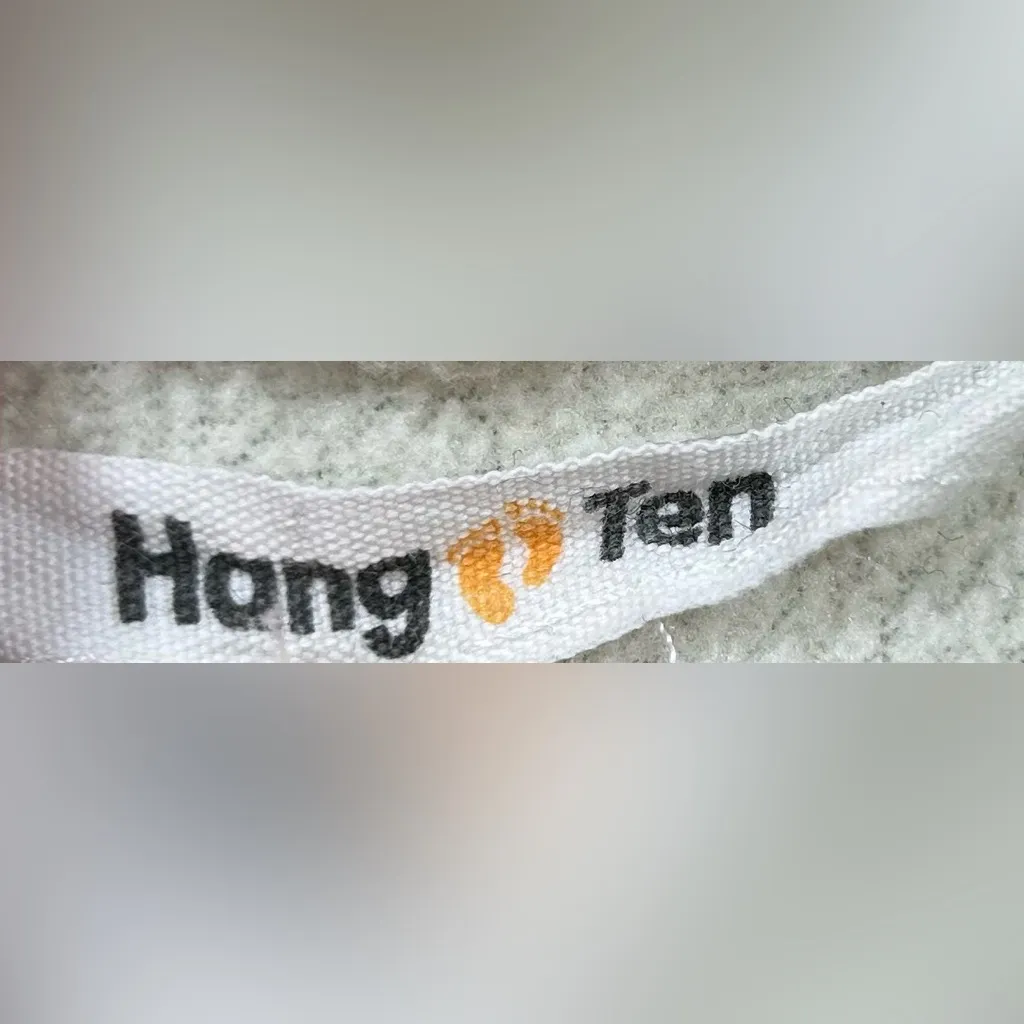 Hang Ten  Size M Black Sherpa Lined Canvas Jacket - Image 2