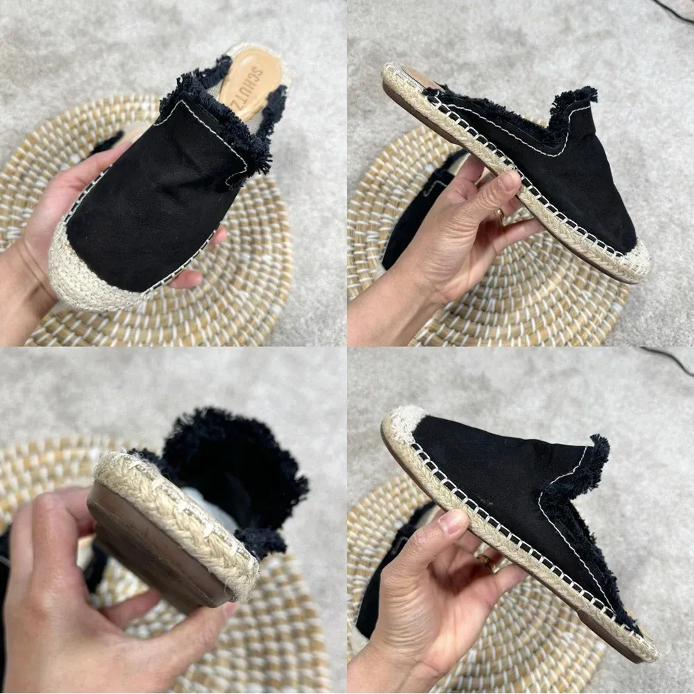 Schutz Espadrille Mule Sandals Flat Size 7B - Image 13