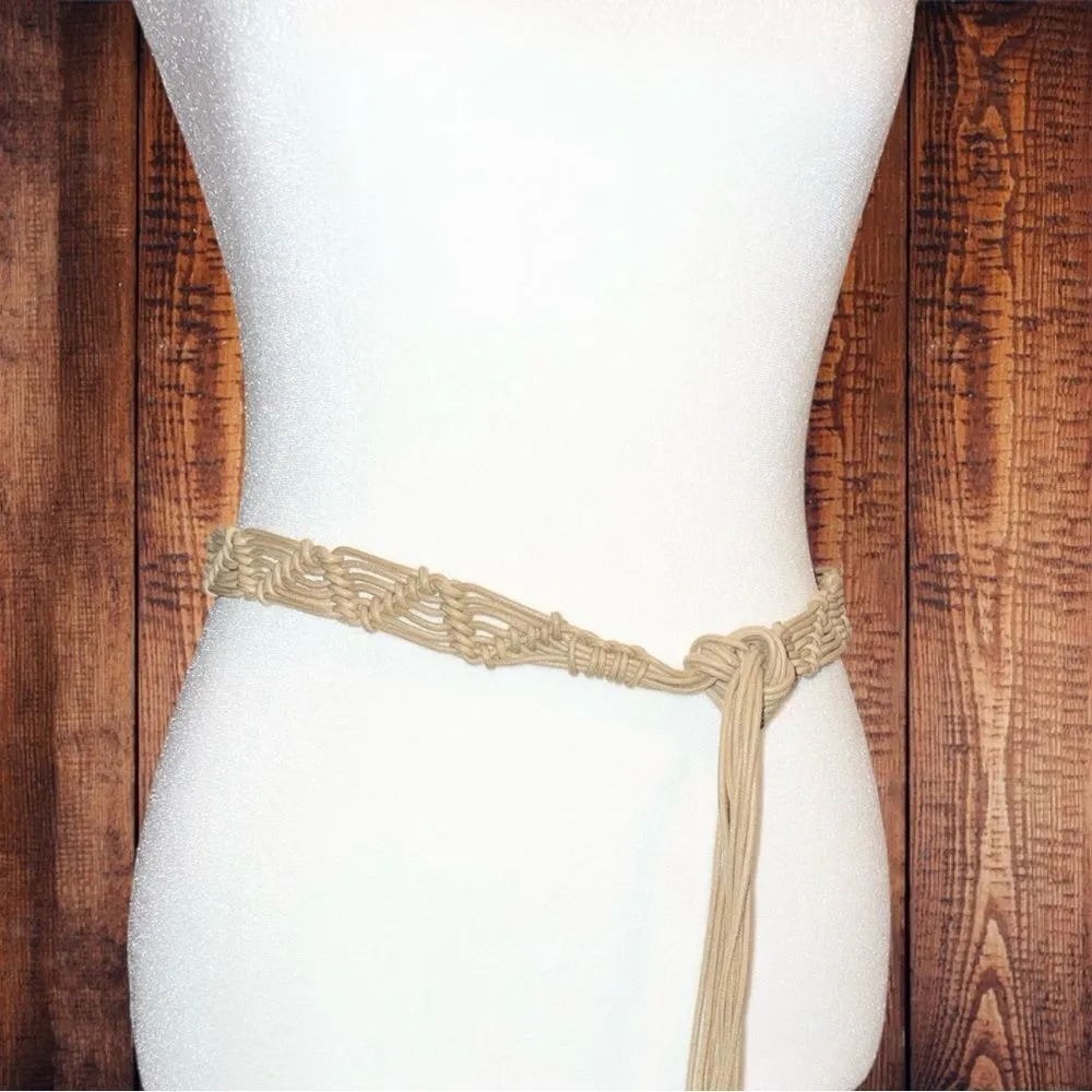 Cute tan macramé belt! New - Image 2
