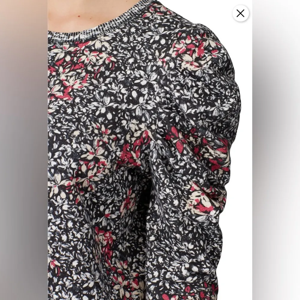 Rebecca Minkoff Ditsy Floral Janine Sweatshirt Dress - Image 4