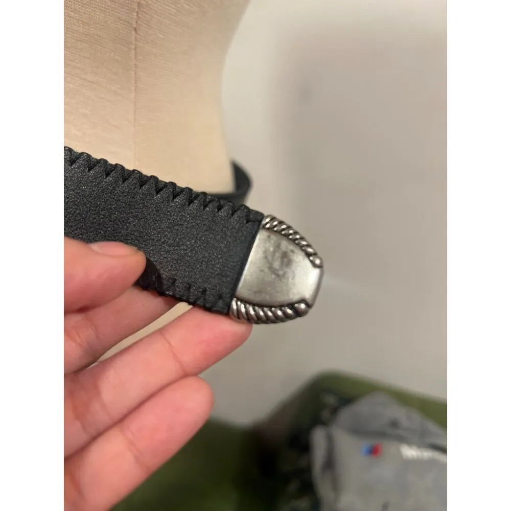 Western Style Buckle Vegan Leather Belt Cowgirl - Image 4