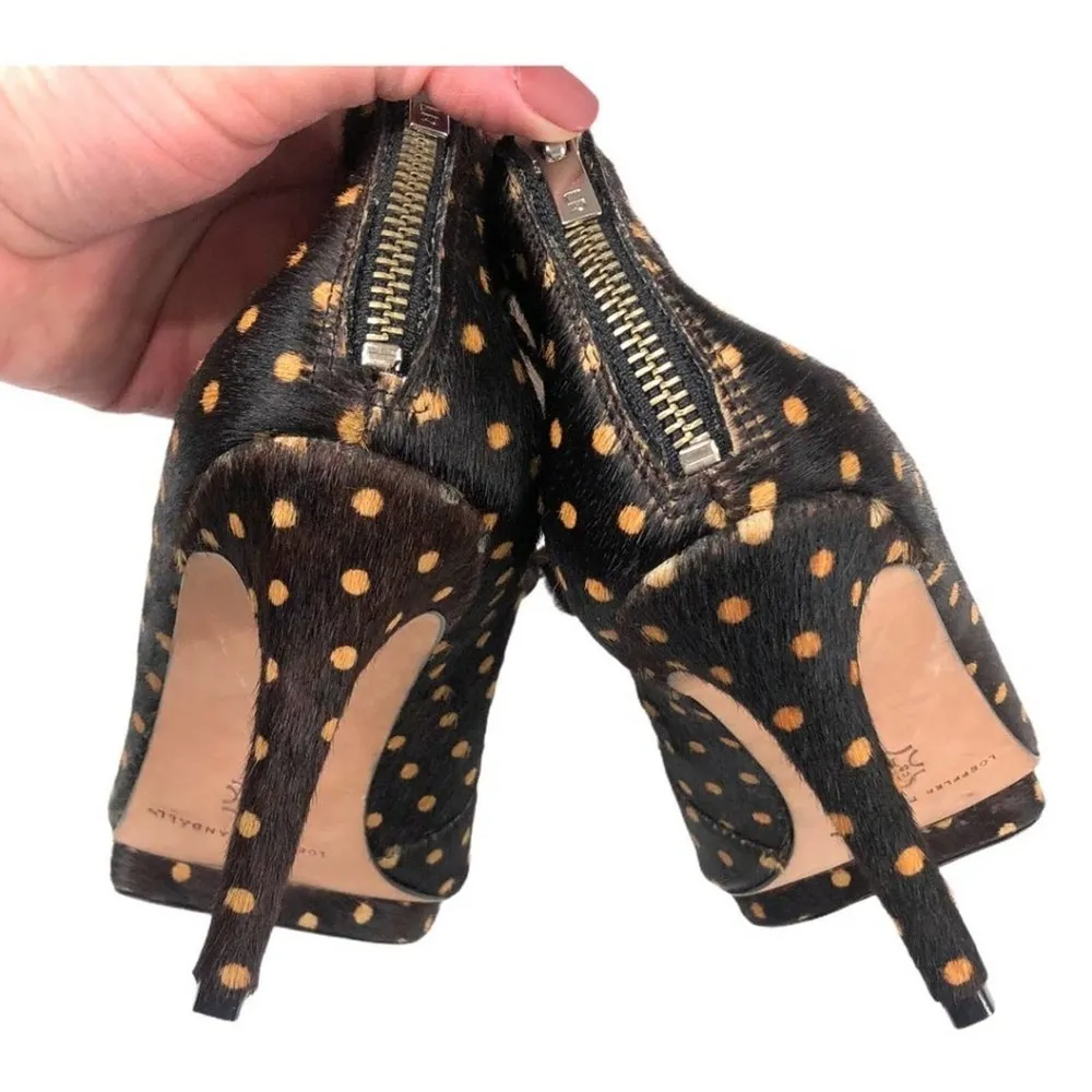 RARE Loeffler Randall Alba Brown Polka-Dot Calf Hair Pump- 9B - Image 6