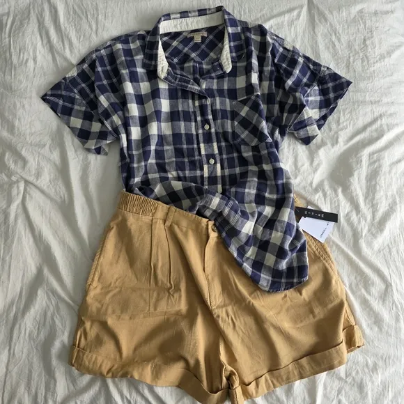 Burberry Brit Check Print Top XL - Image 2
