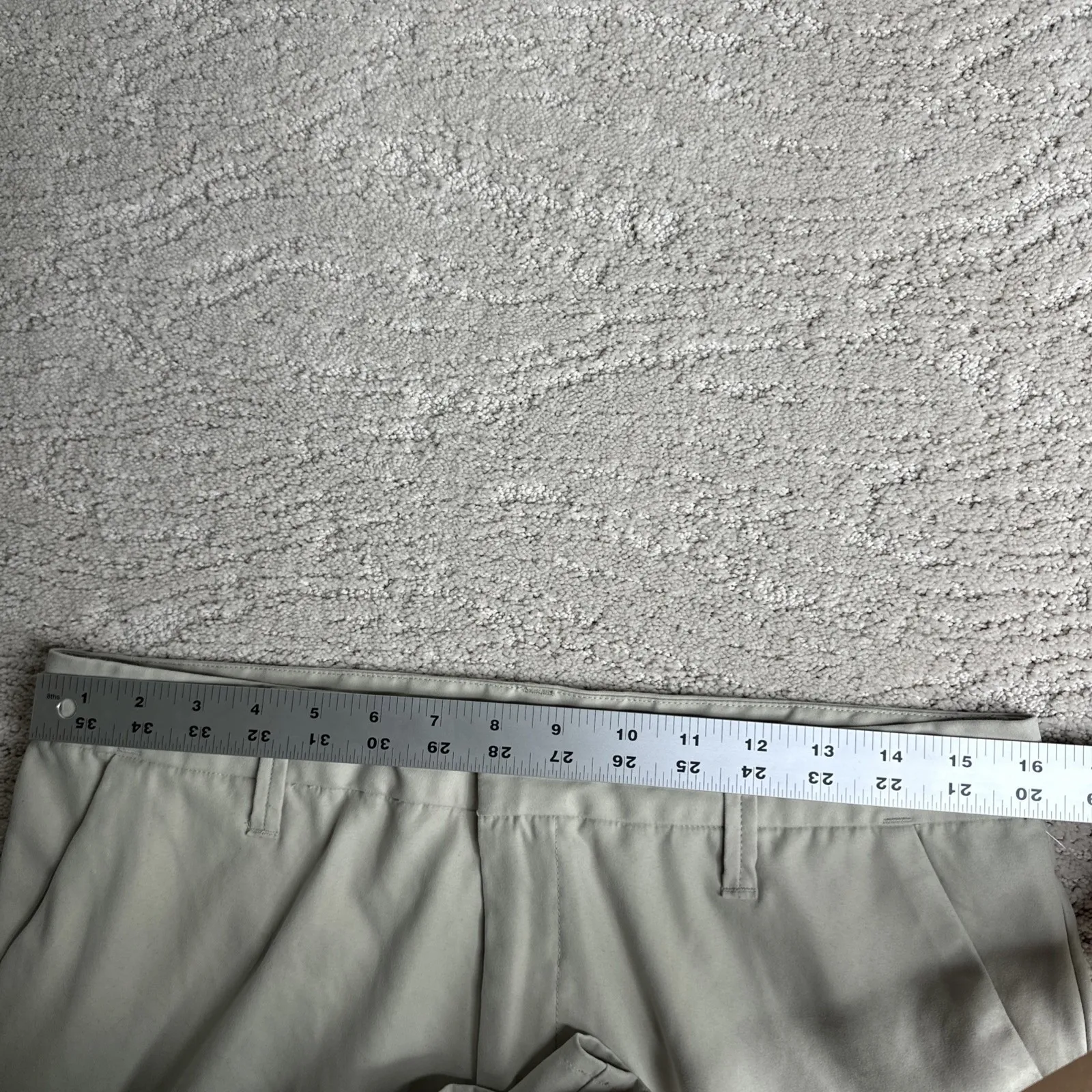 Women's Patagonia Size 12 Tan Straight‎ Leg Cropped Pants Outdoor Casual Hiking - Image 4