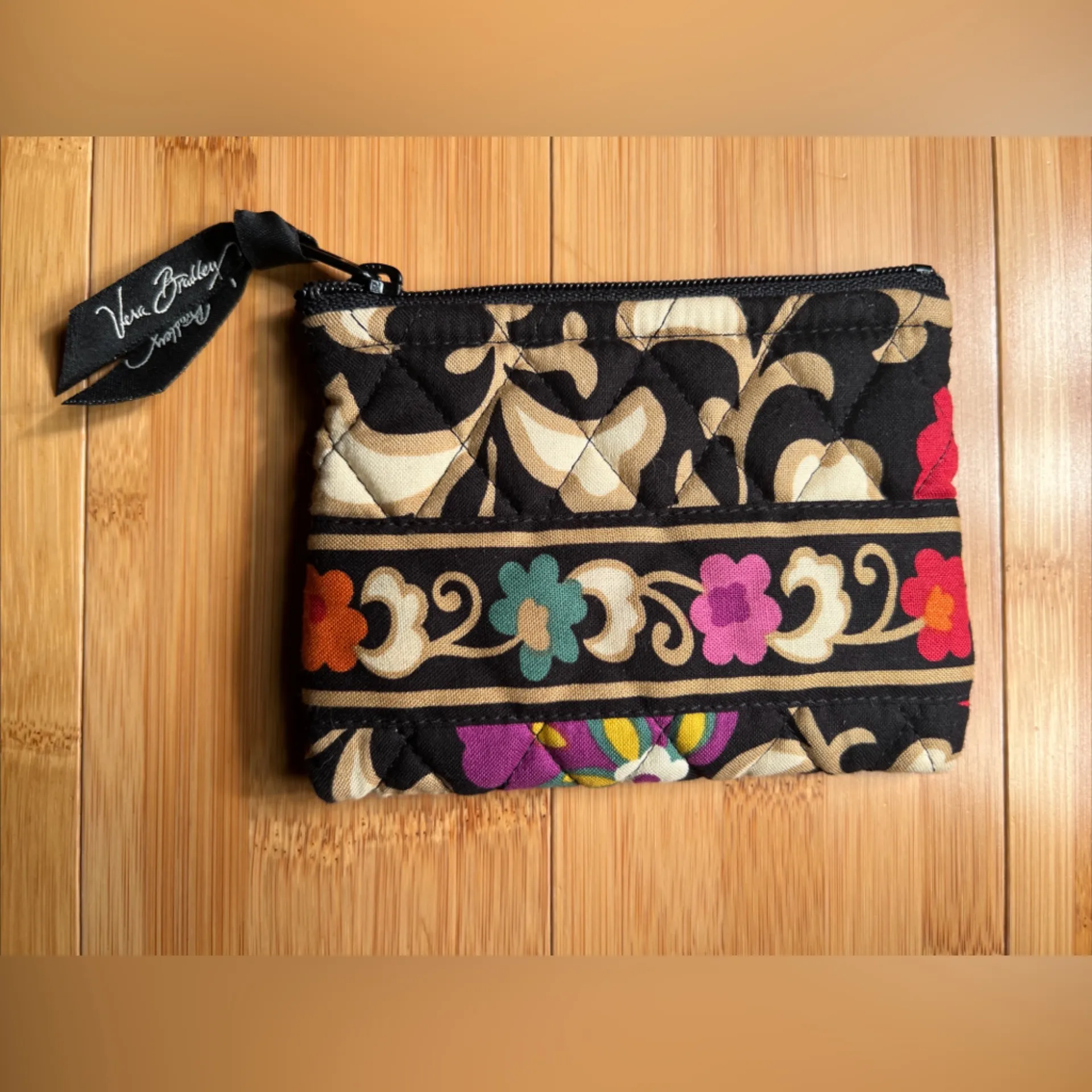 Vera Bradley Women’s 100% Cotton Floral SUZANI Coin Purse/Cosmetic Pouch|USA - Image 15