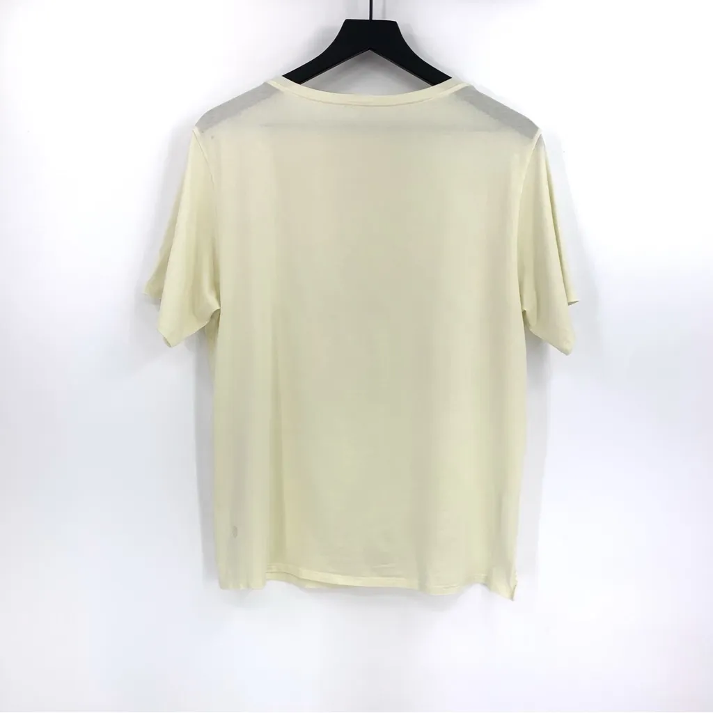LULULEMON Basic T-Shirt Pale Yellow M? - Image 4