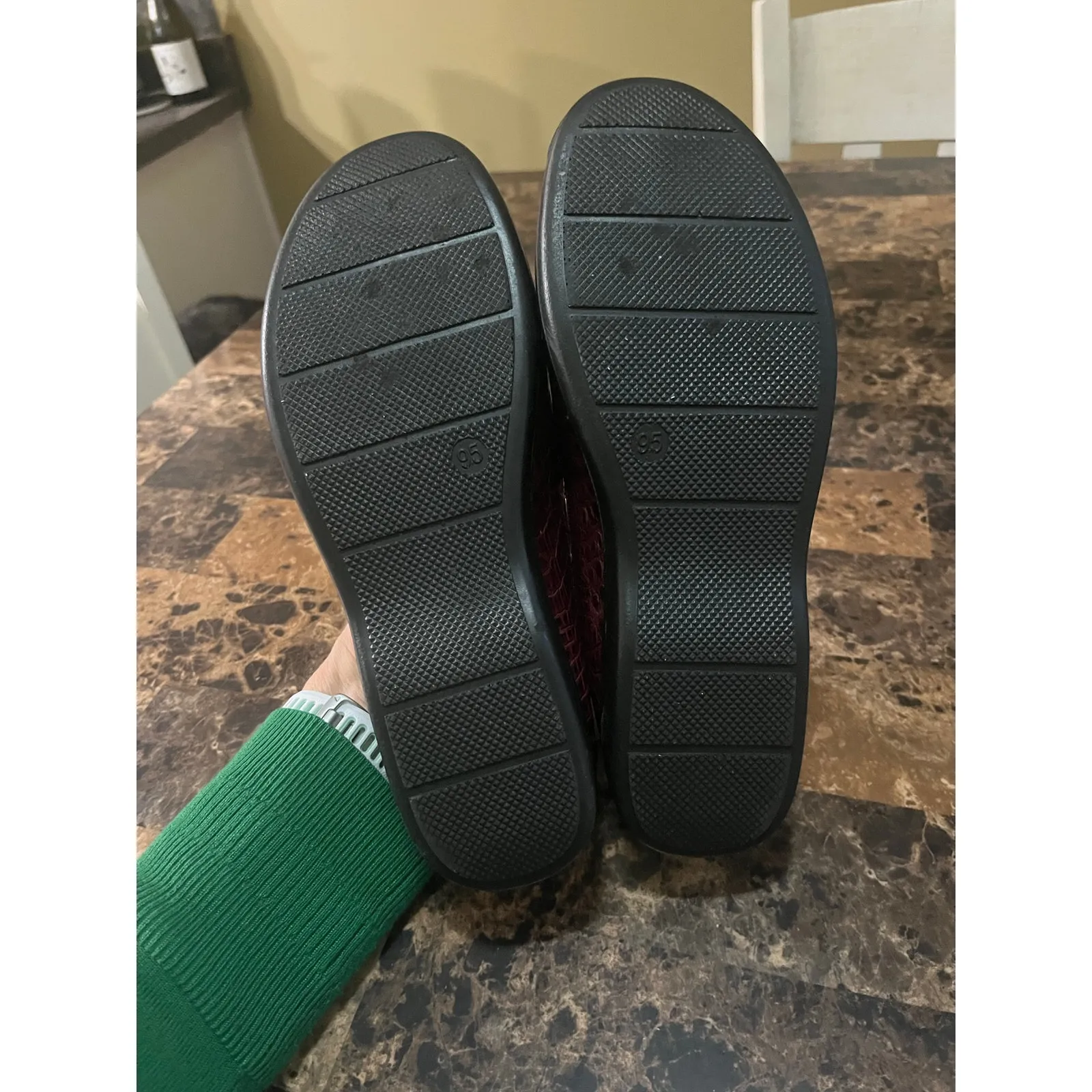 Easy Street Patent Leather Crocodile Flats Loafers Slip-On Shoe - Image 4