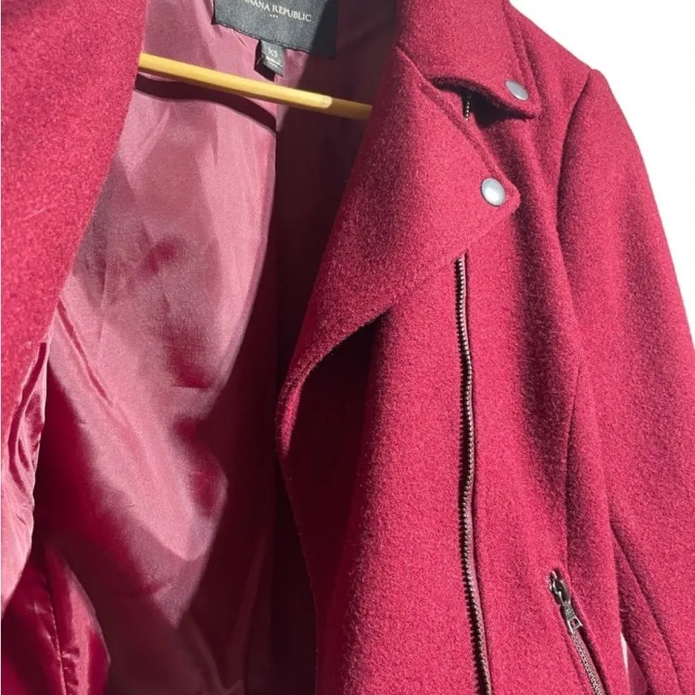 Banana Republic Wool Moto Jacket - Image 5