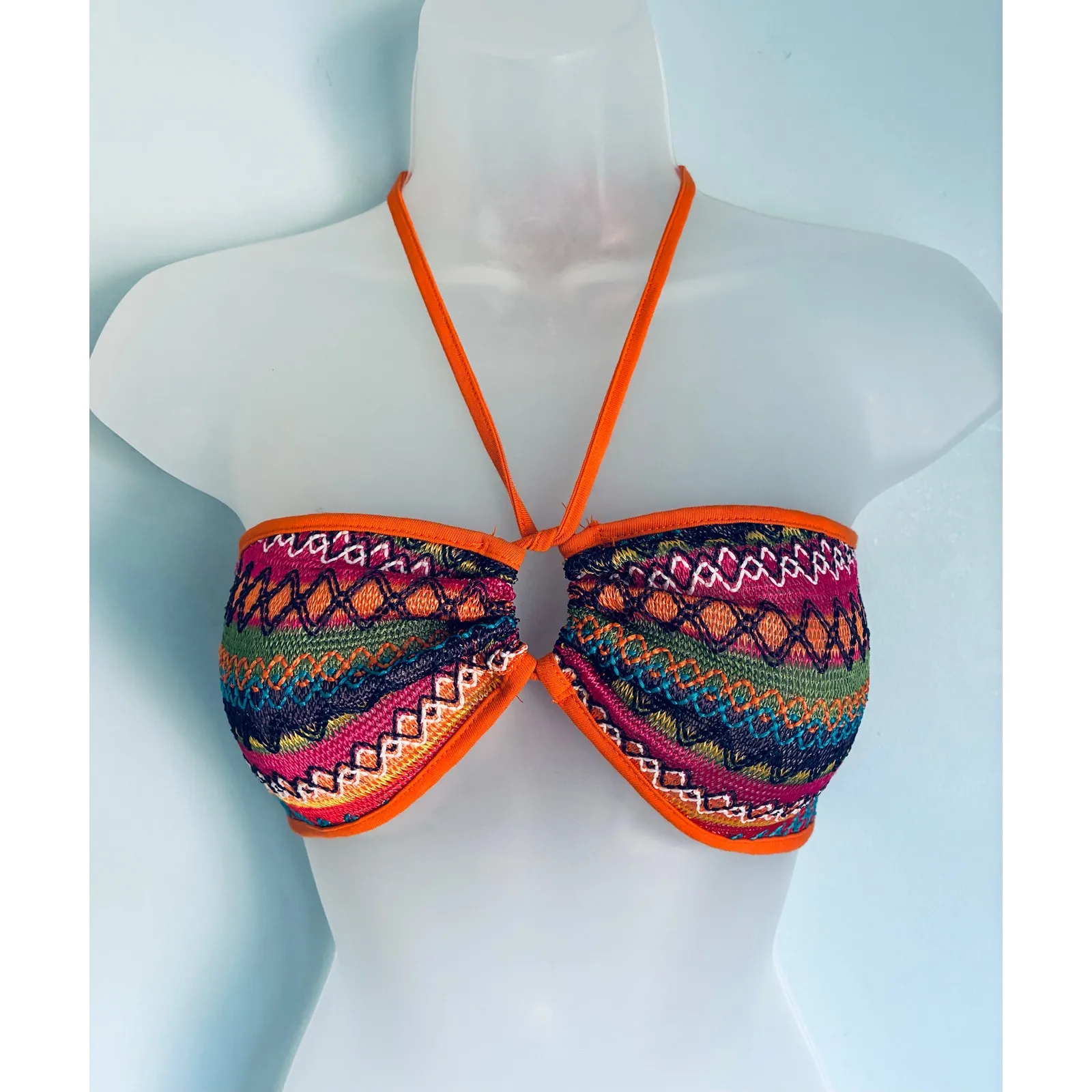 Crochet Bra Top Medium SHEIN Boho - Image 6