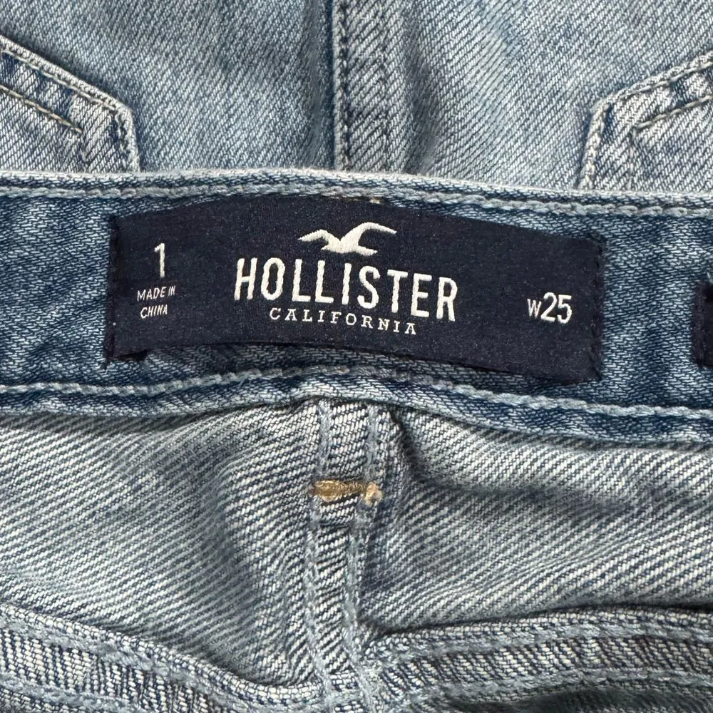 Hollister High Rise Mini Skirt Jean Denim Women’s 25 - Image 5