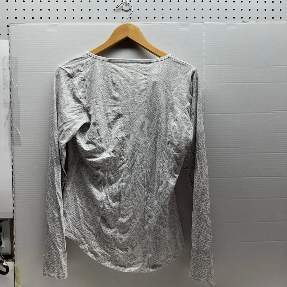 Lululemon Between The Lines Long Sleeve Top Snakeskin Print - Image 3