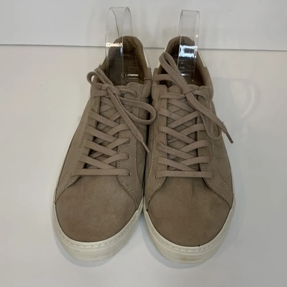 Old Navy Court Sneakers faux suede light taupe 10 - Image 2