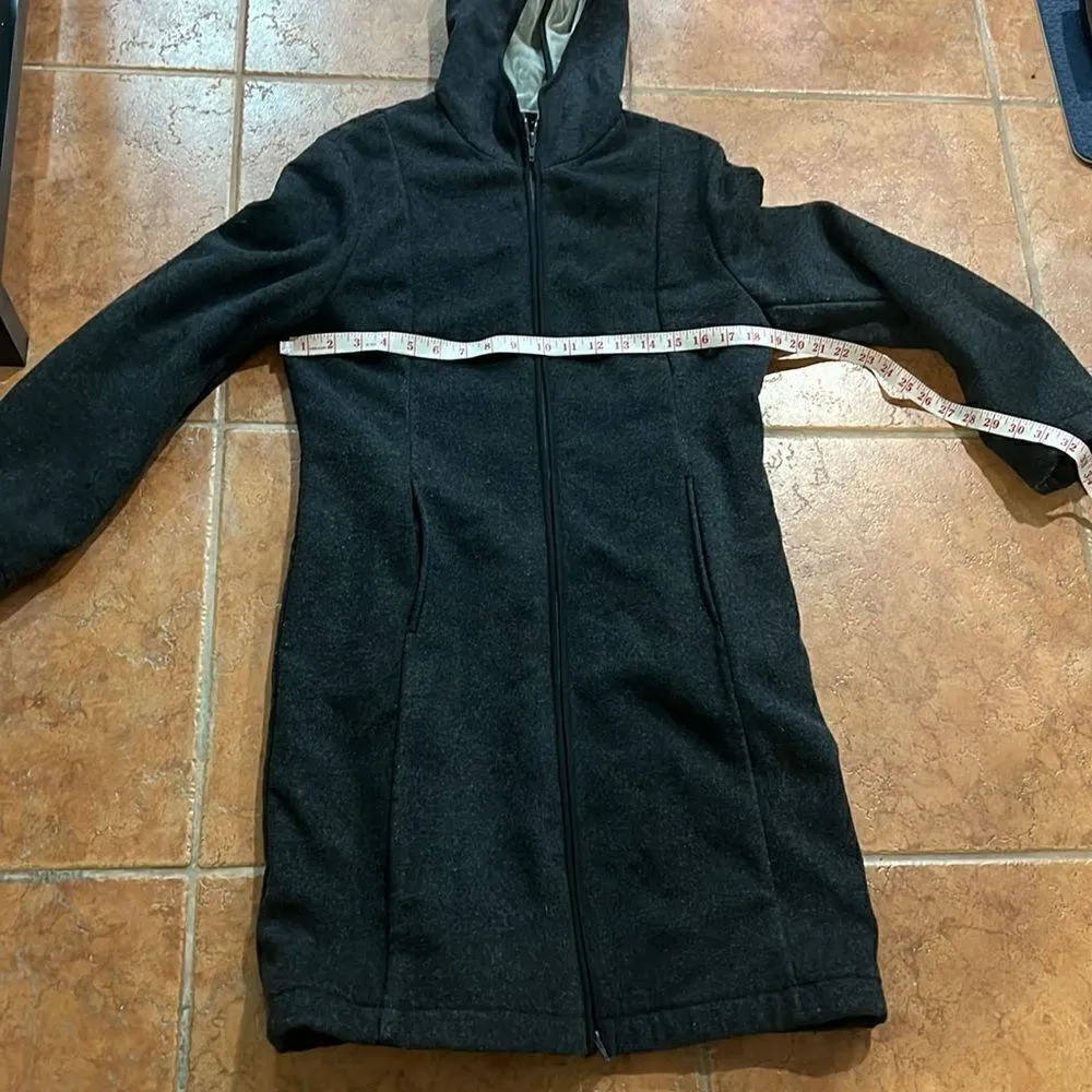 Sisley women’s black over coat size S Black - Image 8