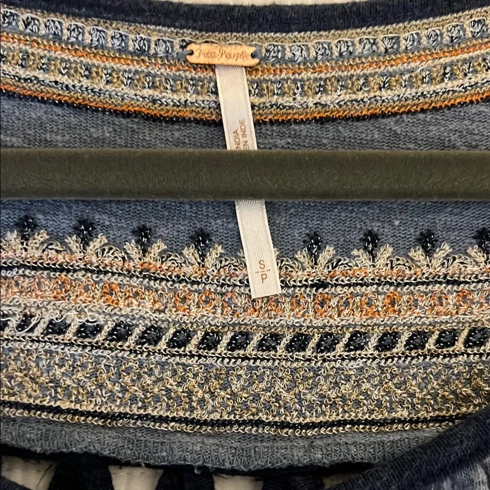 Free People Blouse with Embroidered Details - Image 4