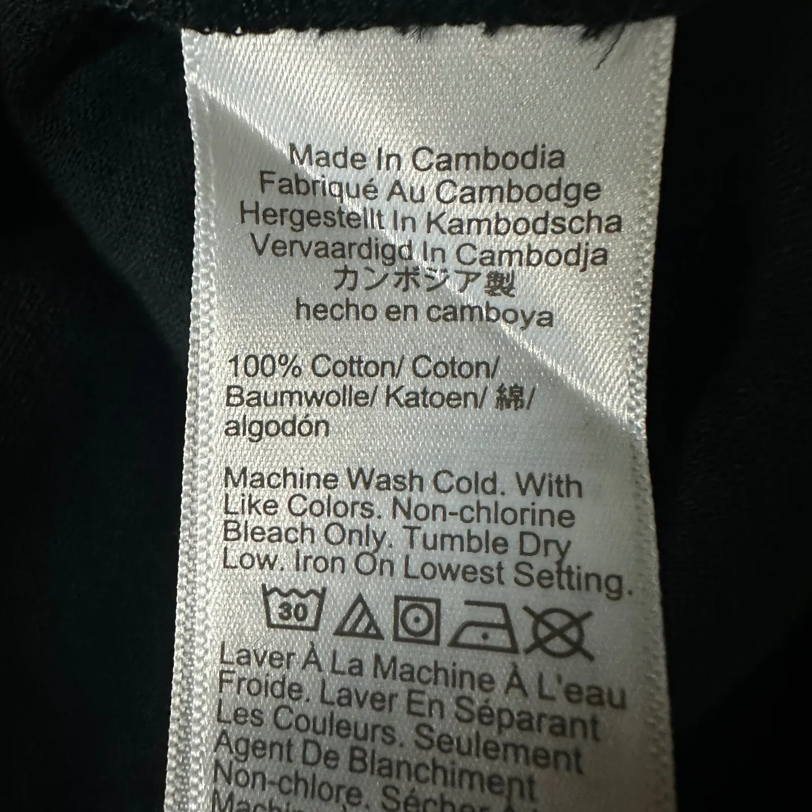 NWT J. Crew Factory Black Short Sleeve Gauze Popover Dress Mini Size XS Casual - Image 8