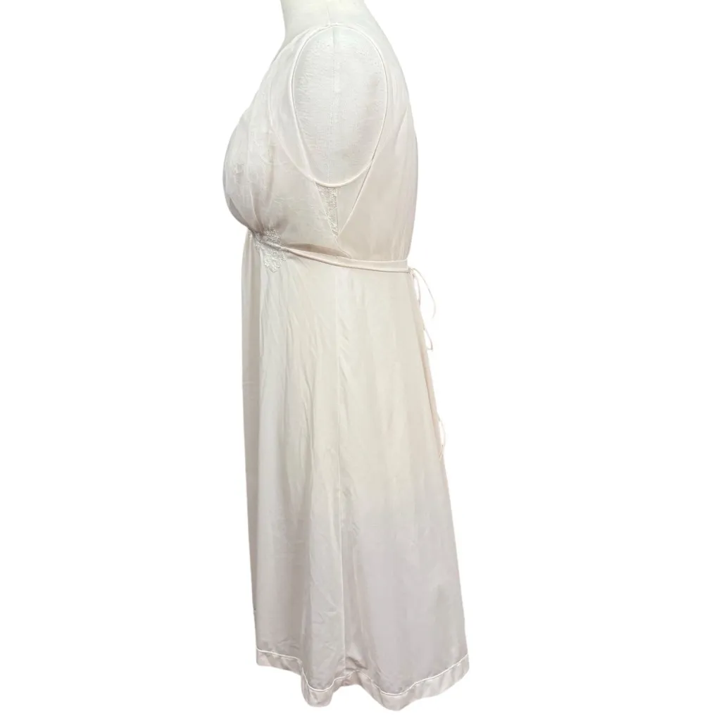 Vintage 1950s Vanity Fair White Sheer Lingerie Nightgown Babydoll & Robe S - Image 9