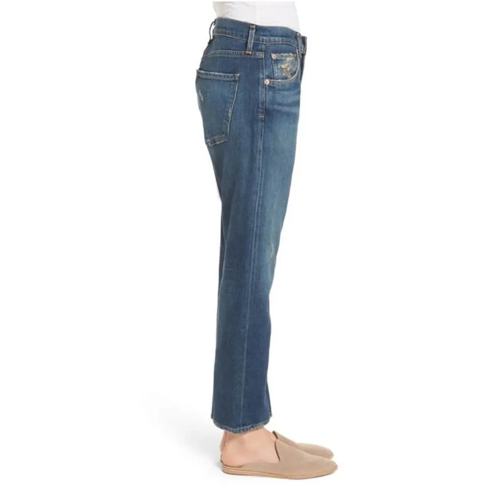 Agolde Isabel Slim Boyfriend Ankle Jeans in Sanctuary Size 26 - Image 5