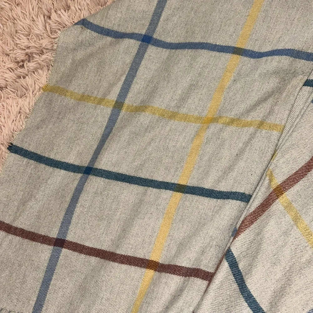 Do Everything In Love Plaid Shawl Fringe Wrap - Image 4