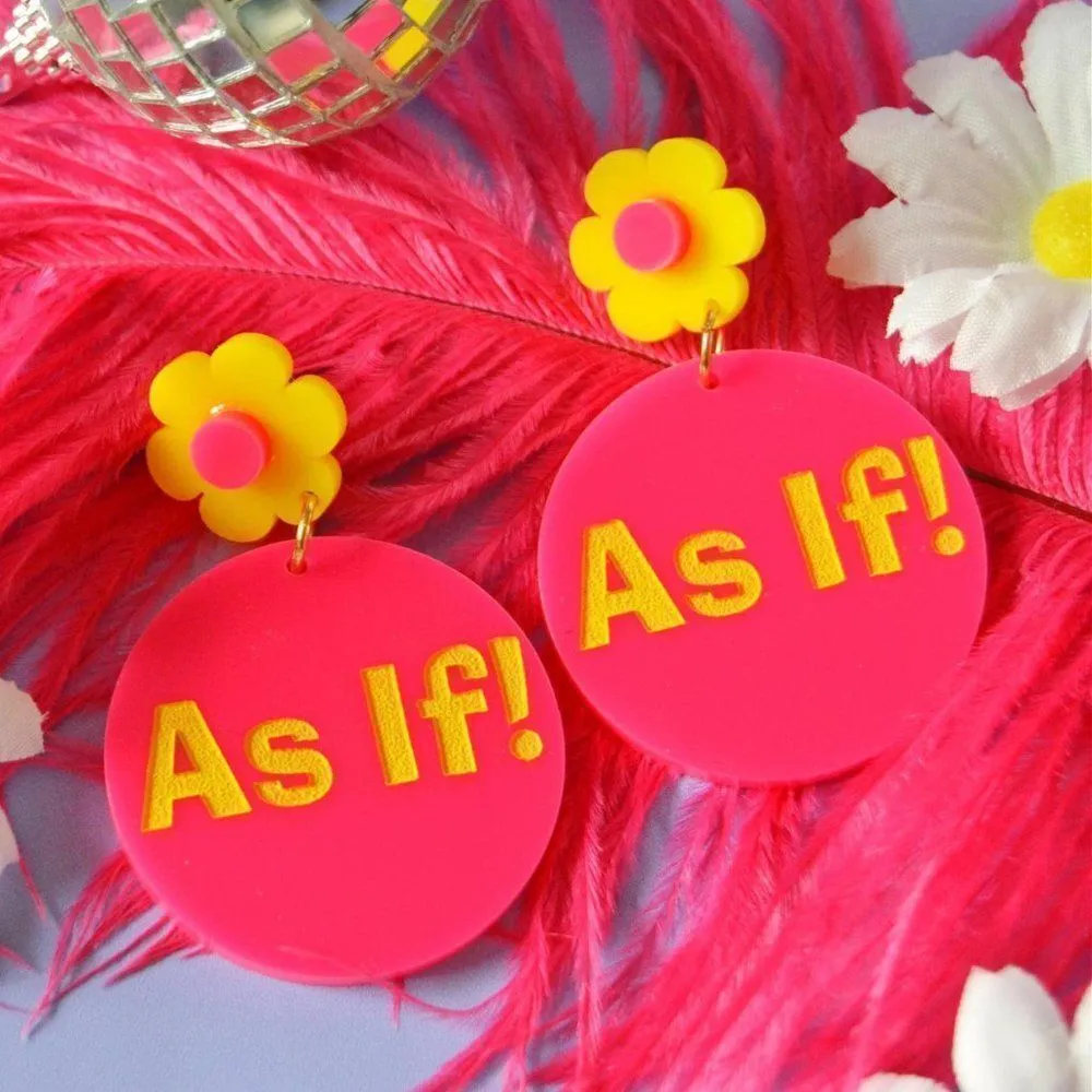 𝅺AS If Clueless y2k cher earrings - Image 2