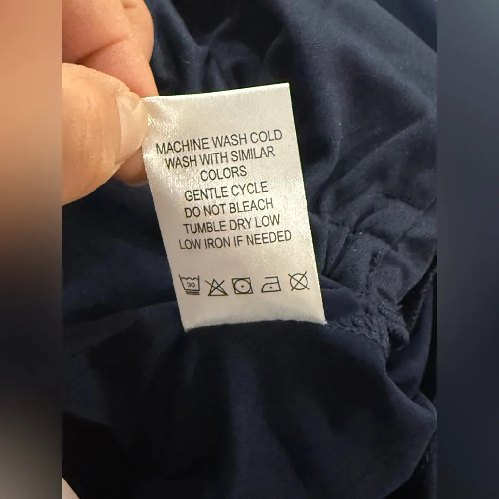 Nina Leonard Women's V-Neck Cropped Navy Sleeveless Jumpsuit Size 1X NWT - Image 11