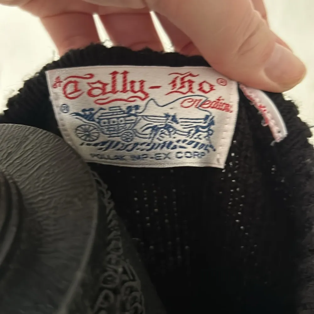 Vintage Black Wool Tally - Image 2