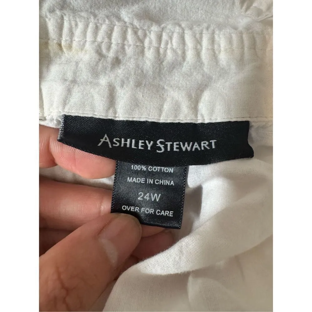 Ashley Stewart white blouse - Image 5