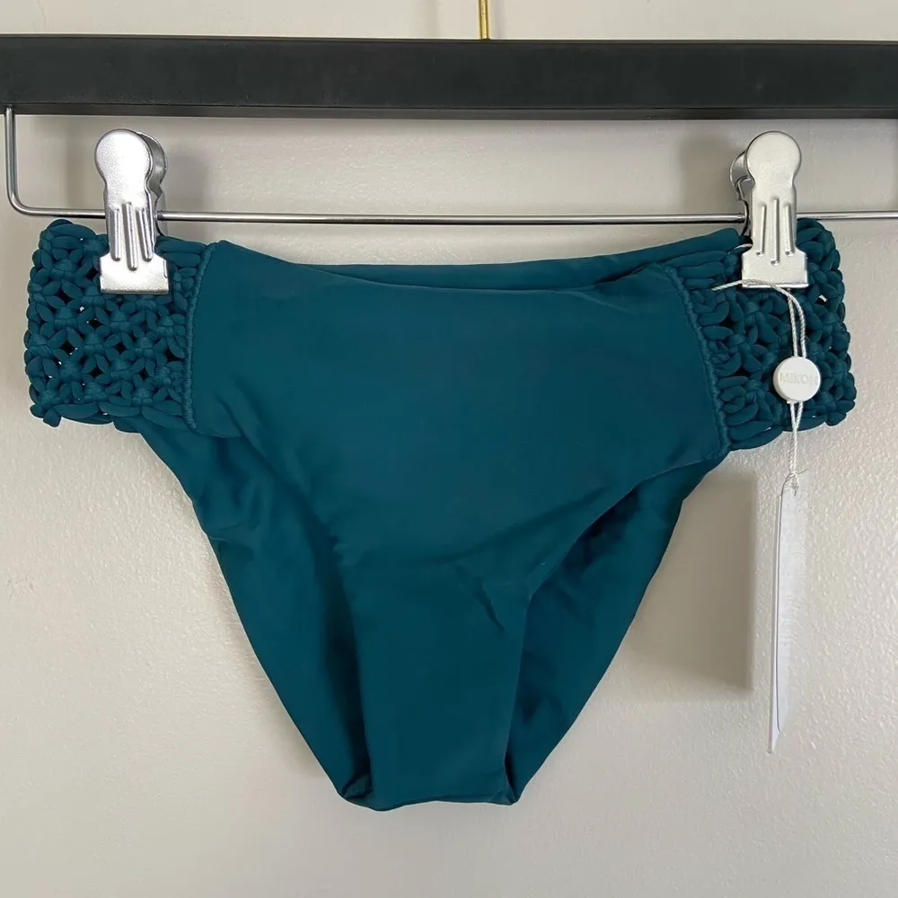 𝅺NWT MIKOH Macrame Coconut Tamarindo Bikini Set S - Image 3