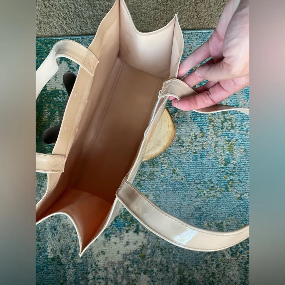 Ted Baker London nude medium PVC Icon bow tote bag - Image 9