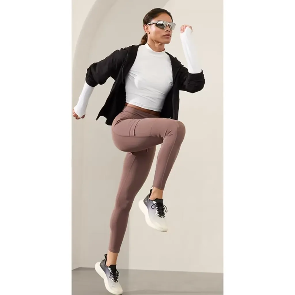 New Athleta S Rainier High Rise Cargo Tight Smoky Rose Small 411198022 - Image 2