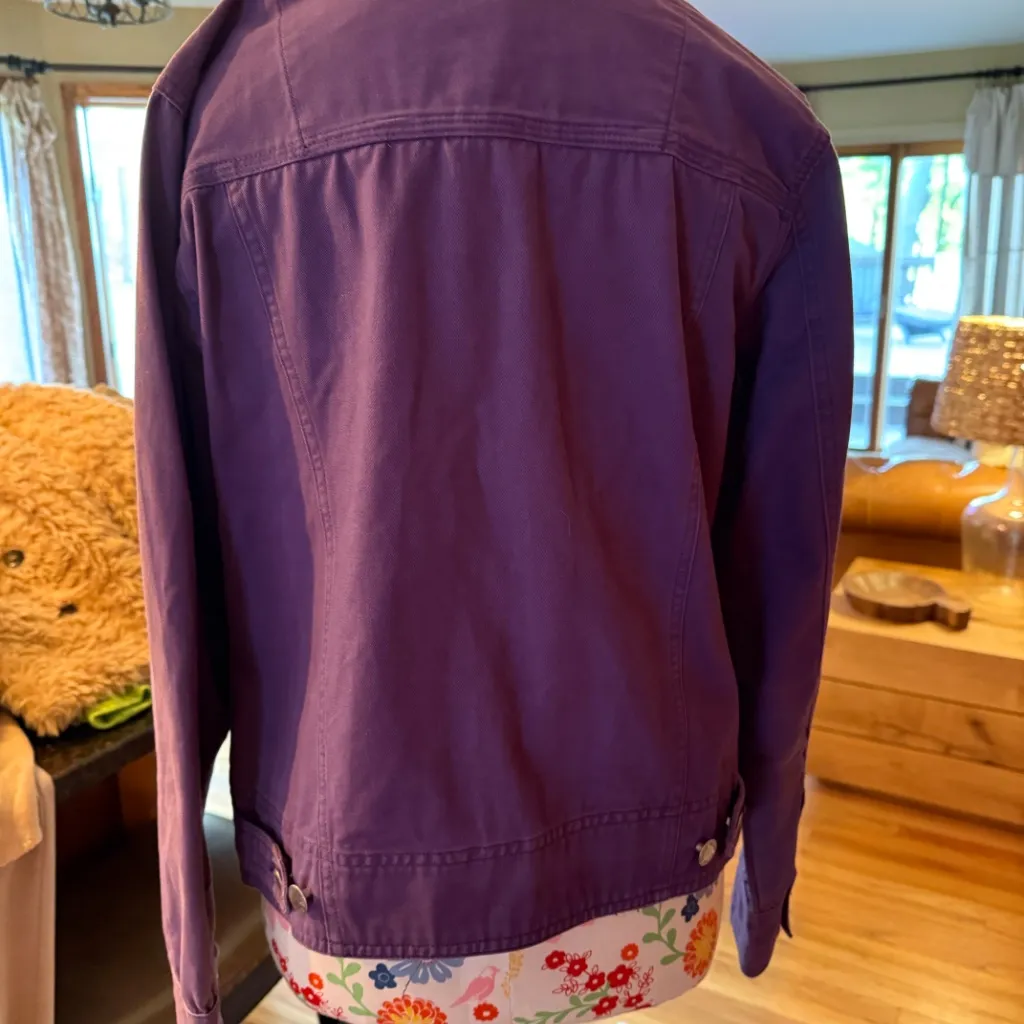 BLASSPORT Purple Cropped Jacket - Image 2