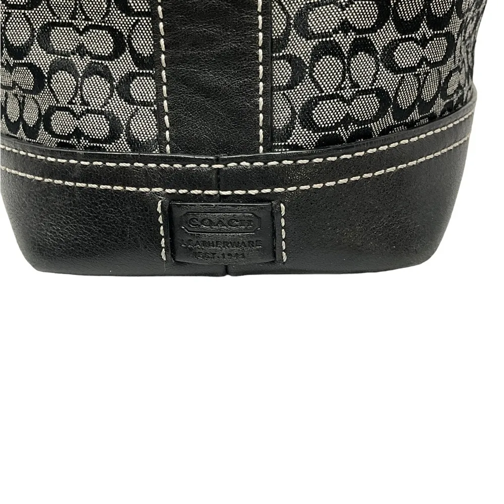 Coach Signature C Logo Business Satchel Tote Bag Mini C  Signature - Image 11