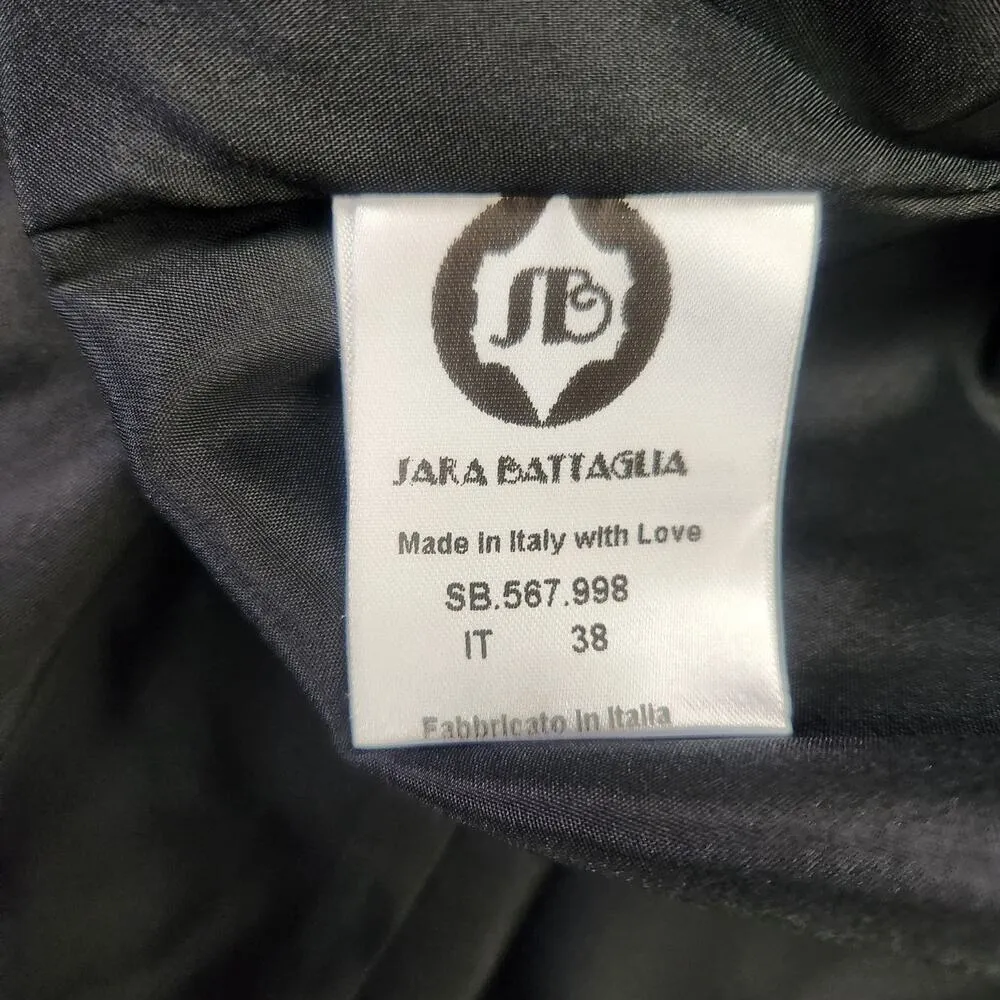 Sara Battaglia Strapless Duchesse Satin Maxi Dress Black Size 38 US 2 NWT - Image 14