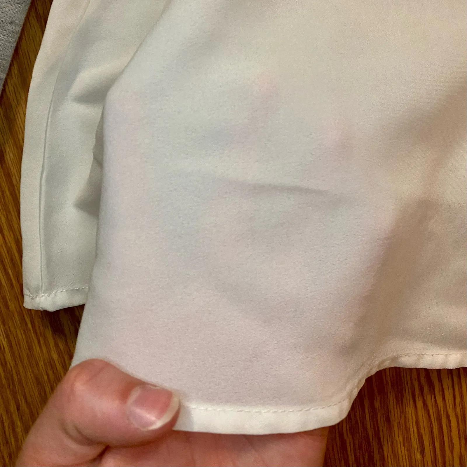 Gray Layered Pullover Sweater Top Womens Medium - Image 7